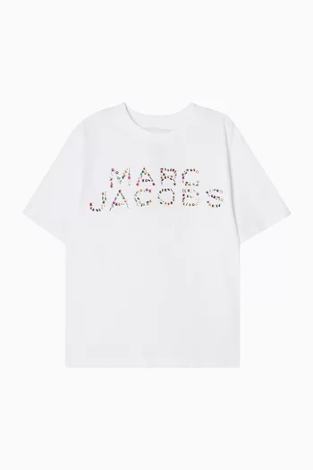 Crystal Logo T-shirt in Cotton