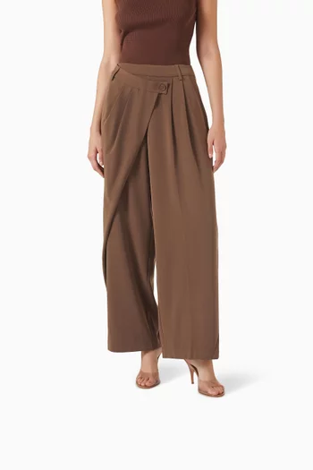 Sofia 95 Mules in Plexi & Leather