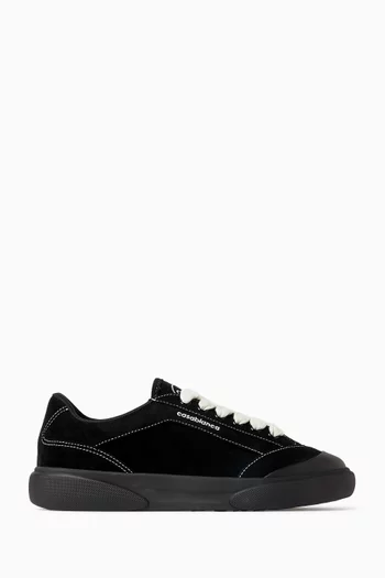 Del Mar Sneakers in Leather & Textile