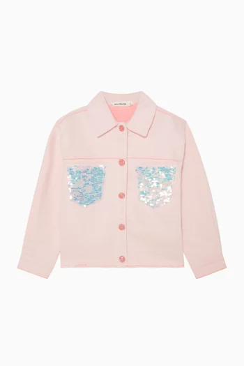 Sequin Pocket Jacket