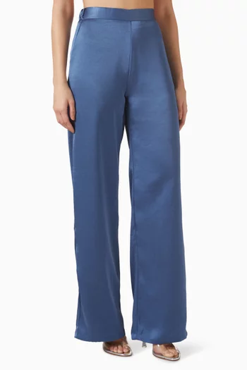 Straight-leg Pants in Viscose