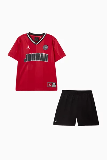 Sports Jersey & Technical Shorts Set