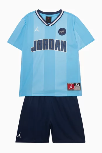 Sports Jersey & Technical Shorts Set