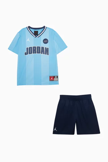 Sports Jersey & Technical Shorts Set