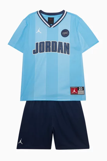 Sports Jersey & Technical Shorts Set