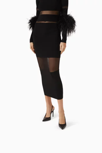 حذاء كلاسيك شارلوت بسير خلفي وكعب 105 مم جلد لامع