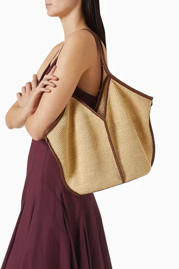 حقيبة يد كاليلا خوص ناعم