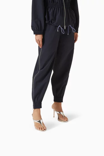 حذاء مفتوح ديناستي بسيور رفيعة وكعب 95 مم جلد لامع