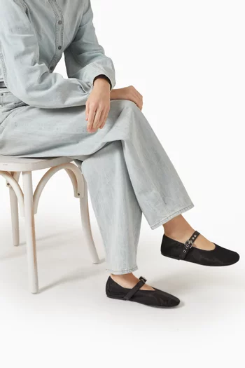 حذاء باليرينا ميمزي بكعب مسطح