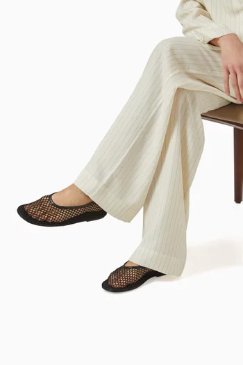 Mazey Ballet Flats in Mesh
