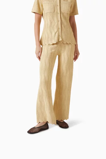 Mazey Ballerina Pumps in Mesh