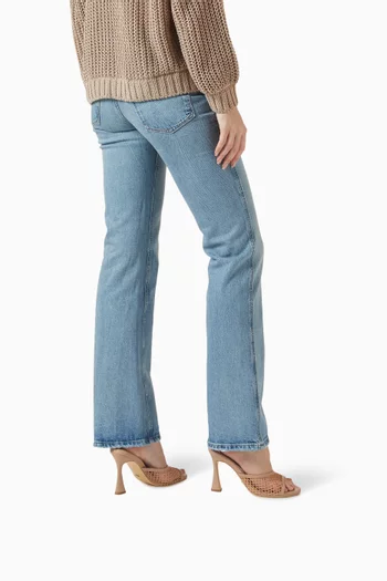 حذاء فيرتيجو مفتوح من الخلف بكعب 100 مم قماش شبكي