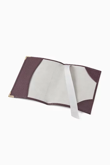 حافظة جواز سفر جلد بارز الملمس