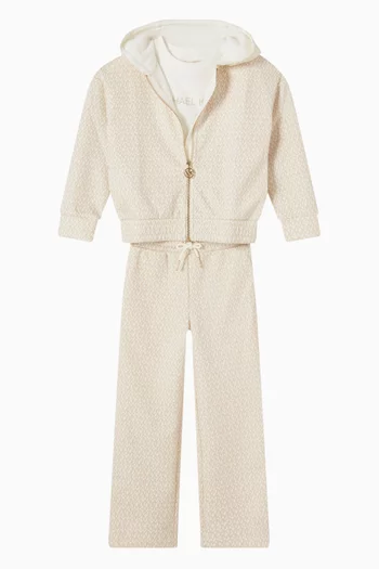 Zip‑Up Logo Sweatshirt