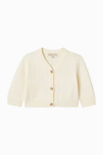 Buttoned Knitted Cardigan