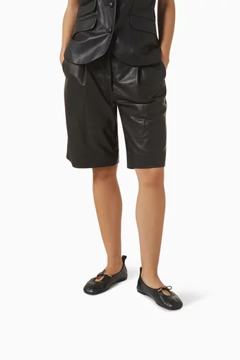 Rosalind Ballet Flats in Leather