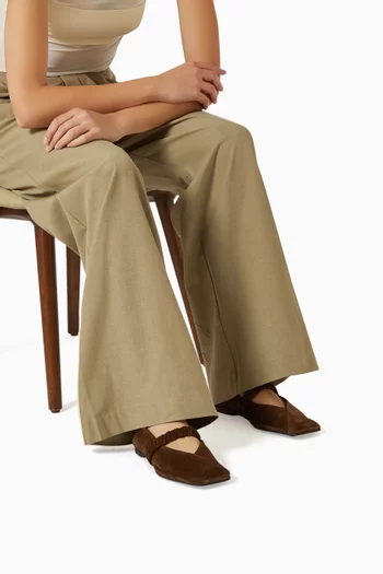 Lautan Ballet Flats in Leather