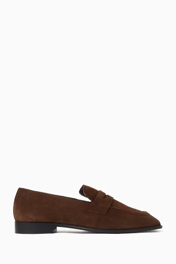 Zaha Loafers in Suede Leather