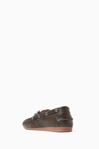 Rowan Lace-up Loafers in Leather