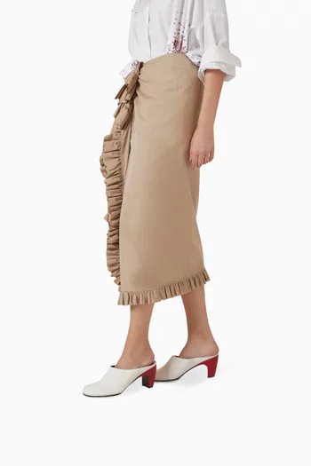 Round-toe 65 Mules in Leather