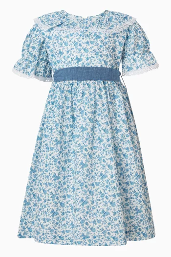 فستان كتالينا بخصر مرتفع مخمل