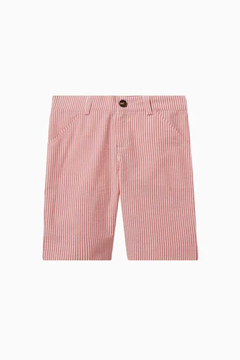 Romo Striped Shorts in Cotton