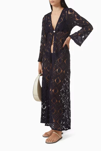 Nerea Pearl Kaftan in Crochet