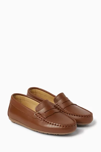 Penny Loafers in Leather