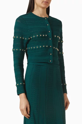 Laneo Knit Cardigan in Viscose Blend