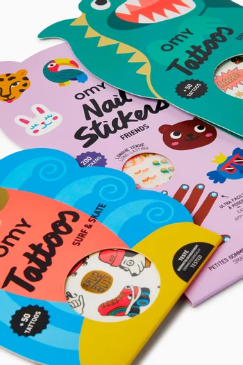 Tattoos & Nail Stickers Set