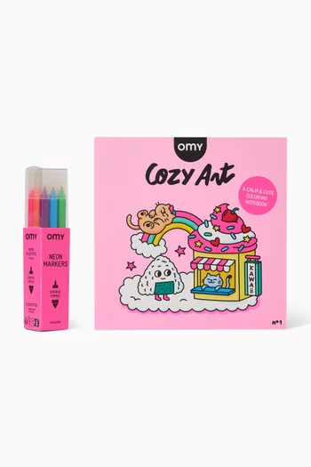 Cozy Art Kawaii Colouring Set