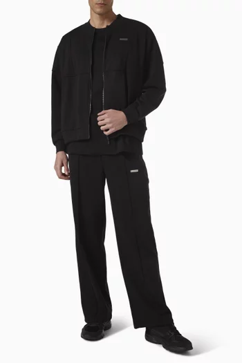 Wide Leg Pants in Cloud Fleece