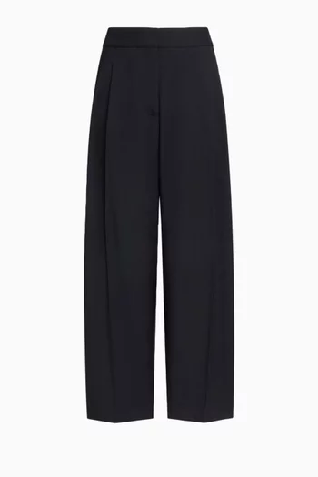 Pleated Pants in Wool