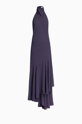 Asymmetrical Dress in Viscose