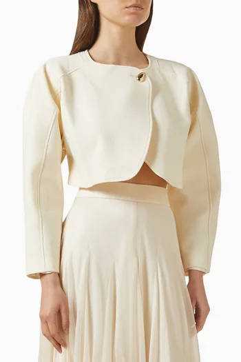 جاكيت قصير بتصميم منفوخ