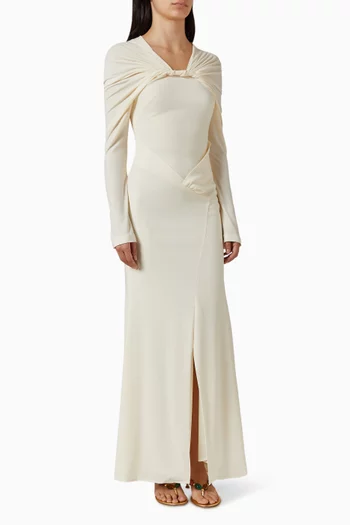 Twist Drape Dress