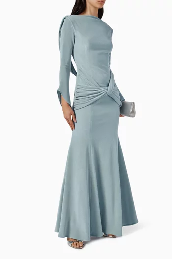 Criss-cross Fishtail Gown