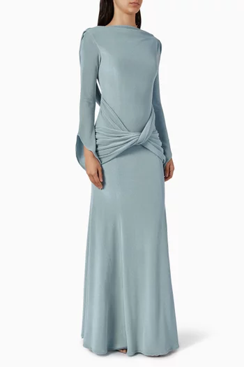 Criss-cross Fishtail Gown