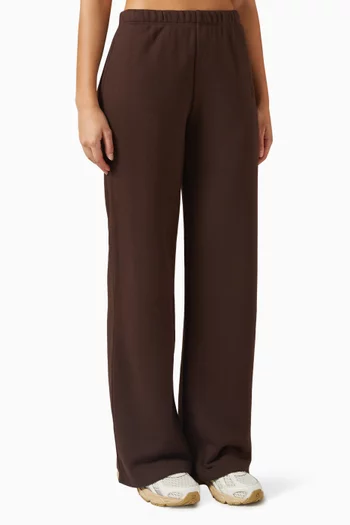 Wide-leg Sweatpants in French Terry