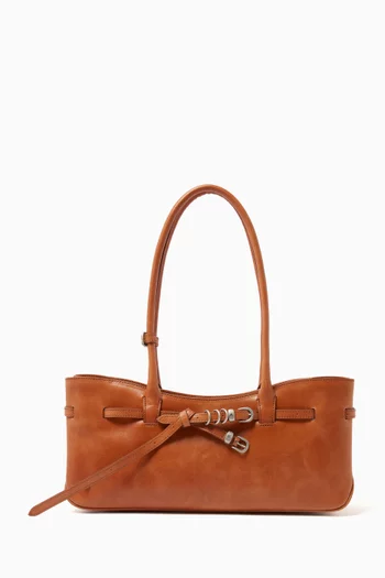 Grandma Used Shoulder Bag in Suede