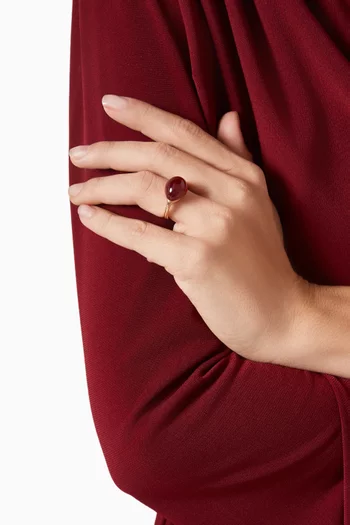 Rouge Passion Ring in Pink Gold