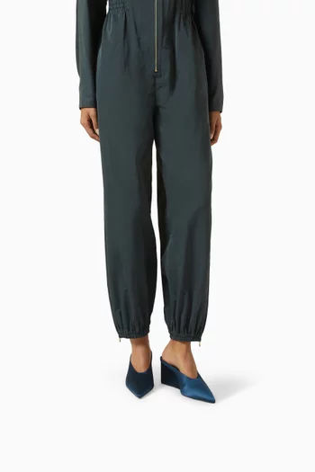 حذاء مفتوح من الخلف بكعب ويدج ستان