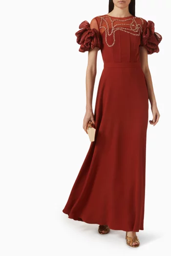 Bead-embellished Gown