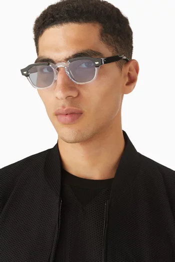 Round Sunglasses in Acetate