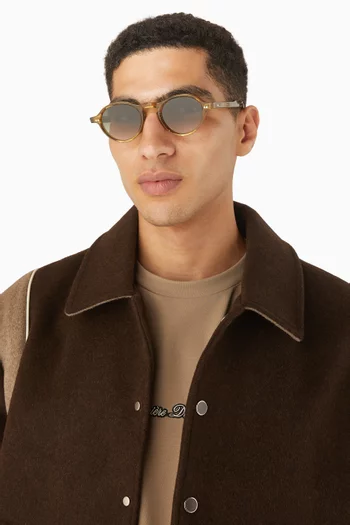 Round Sunglasses in Acetate