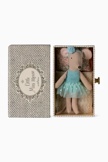 Little Sister Mouse in a Matchbox Bed