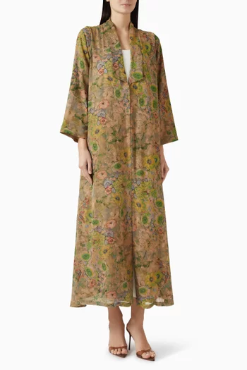 Zainah Cut Abaya in Chiffon