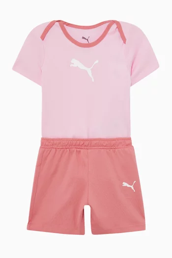 Minicats Onesie & Shorts Set