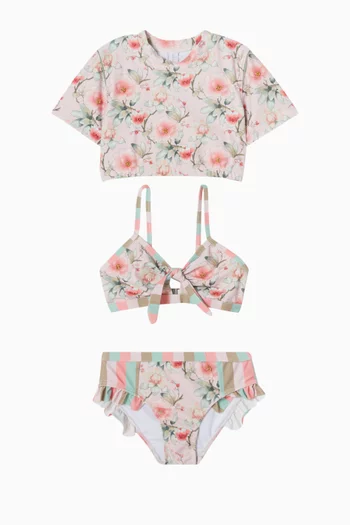 3-piece Petal Bikini Set