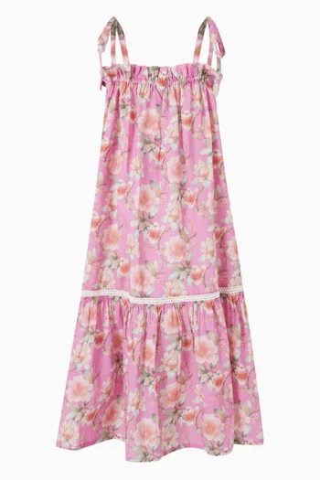 فستان بنقشة زهور